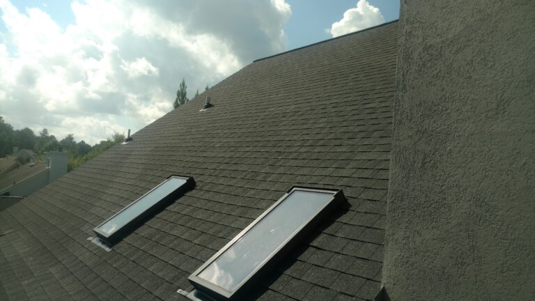 Roof constructed with asphalt shingles - Thaxton Roofing
