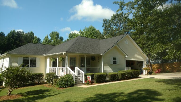 GAF Lifetime Timberline Hunter Green Asphalt Shingles installed roof by Thaxton Roofing LLC