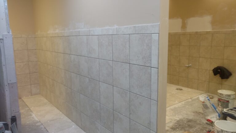 bathroom remodeling project by Thaxton